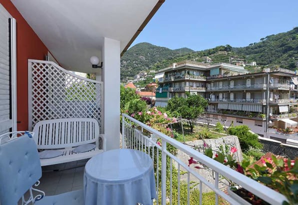balcone della camera doppia ad uso singolo